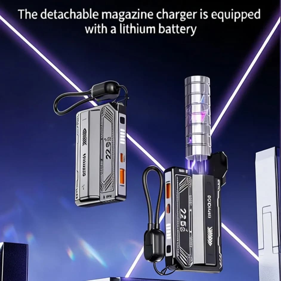New 22.5 W Super Power Bank 5000 portable rechargeable lithium battery comes with Mobile Power Bank cable