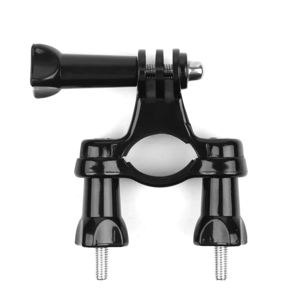 Supporto per Manubrio e Sella Bici per GoPro, Braccio Orientabile Regolabile con Viti Metalliche, Morsetto per Fotocamera Sportiva GoPro
