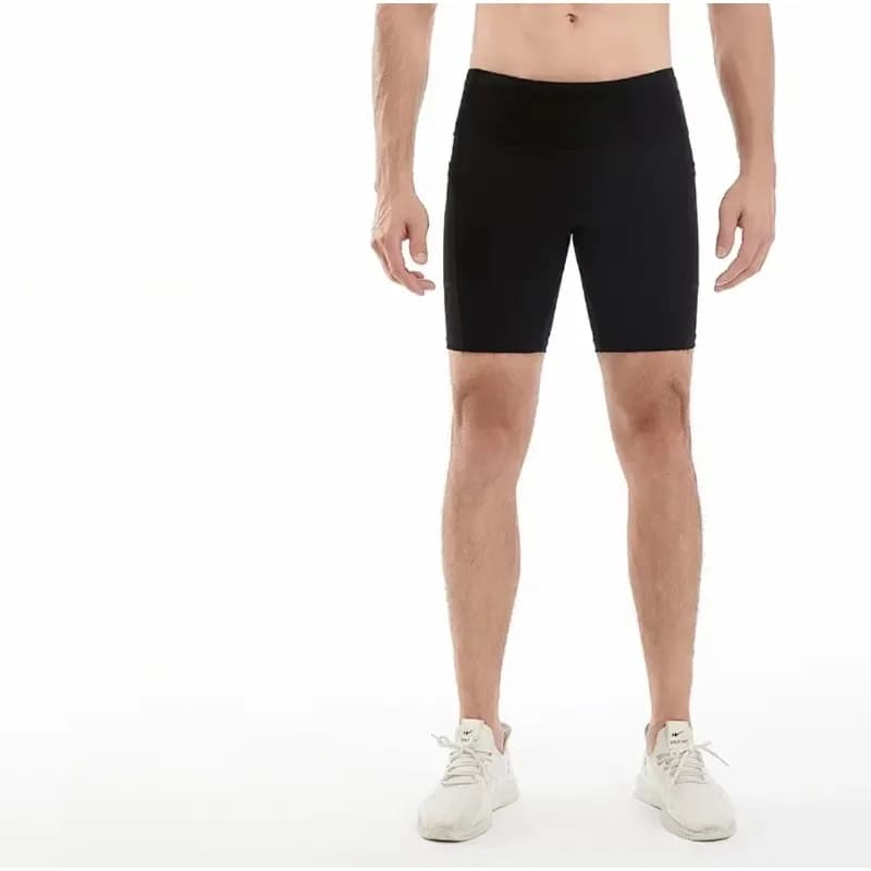 Pantaloncini da corsa unisex ad asciugatura rapida con fascia in vita per allenamento ciclistico e maratona
