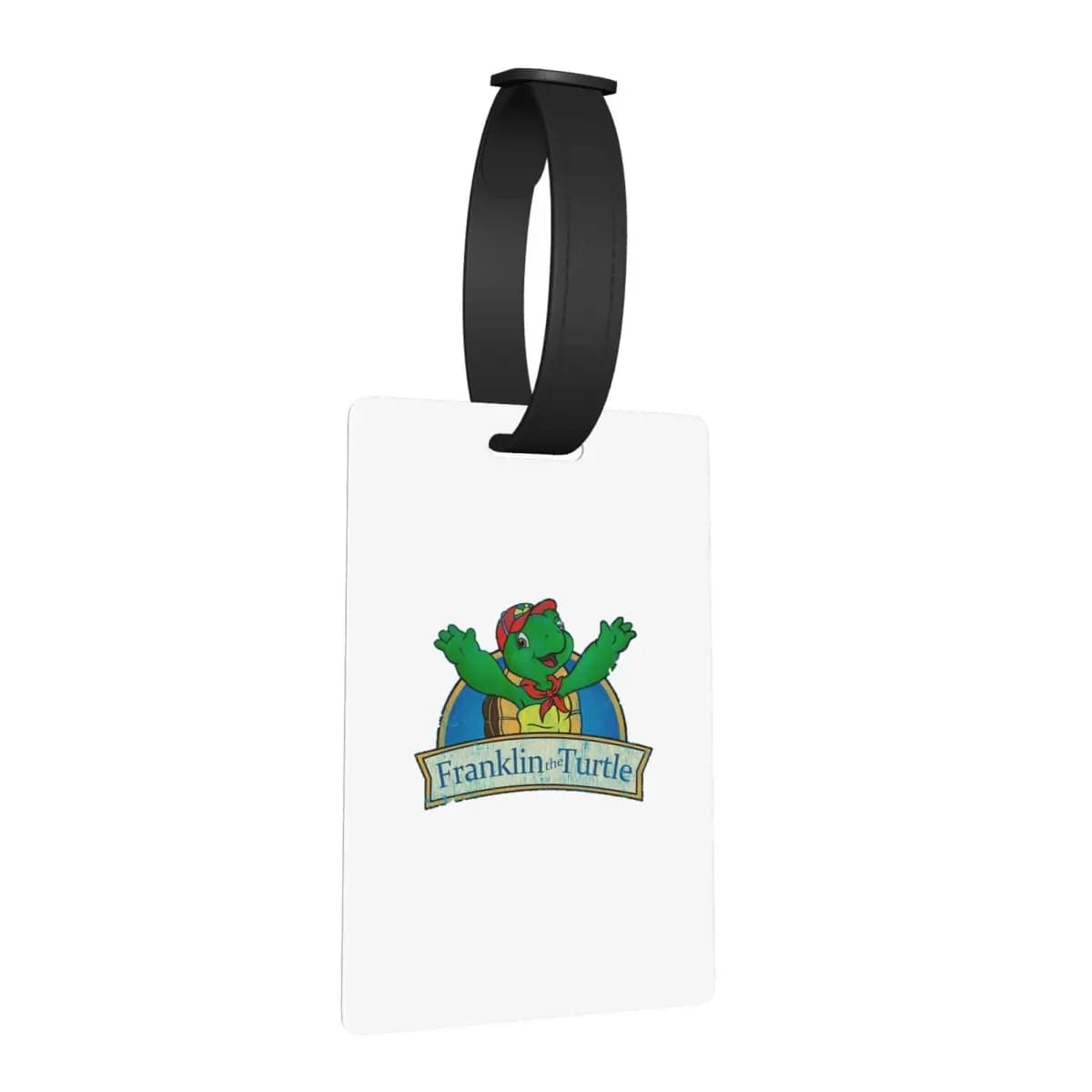 Etichette per bagagli vintage Franklin The Turtle, accessori per valigie, etichetta per bagaglio da viaggio, porta etichette, identificativo, nome, indirizzo