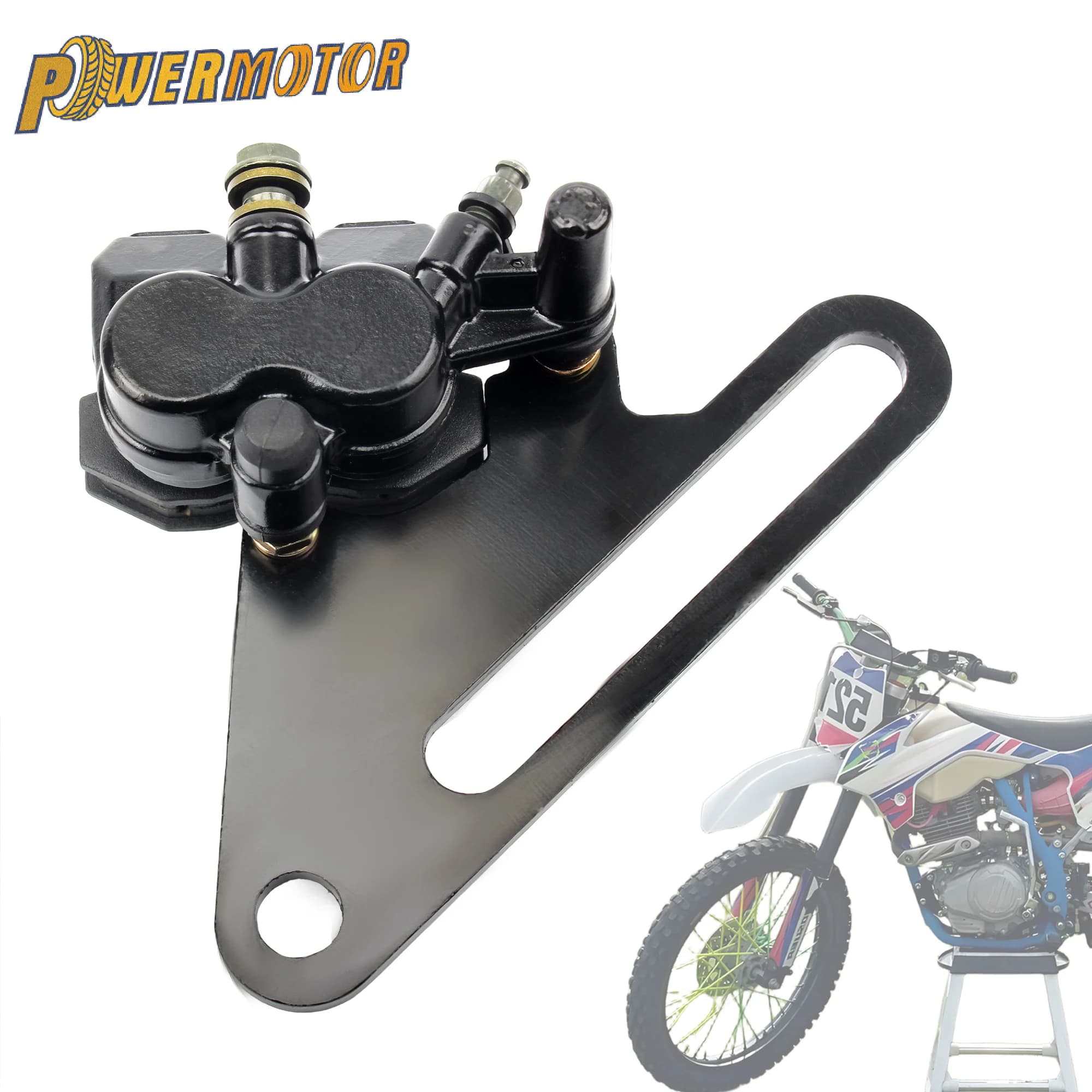 Pinza Freno Posteriore per Moto Enduro e Motocross, per Dirt Bike e Pit Bike 150cc 140cc 250cc, con Pompa Superiore e Pinza Inferiore, Accessori Moto