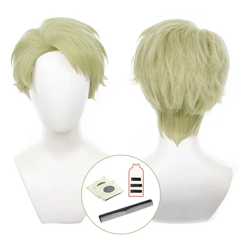 HOLOUN Jujutsu JJK Anime Nanami Kento Parrucca Cosplay Versione per adulti Rose Net Fibra sintetica Dimensioni regolabili Halloween Natale