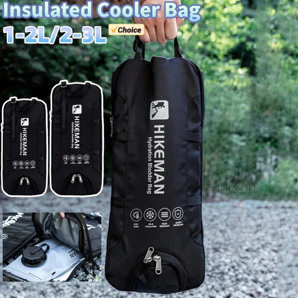 Thermal bag for 1-2 liters water bladder and 2-3 liters Water resistant hydration bladder with 600D Oxford fabric for bicycle excursions