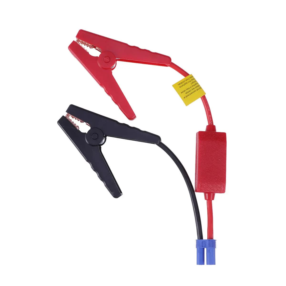 Morsetto professionale per avviamento auto 12V con presa, design anti-inversione, cavo di sicurezza isolato per emergenze
