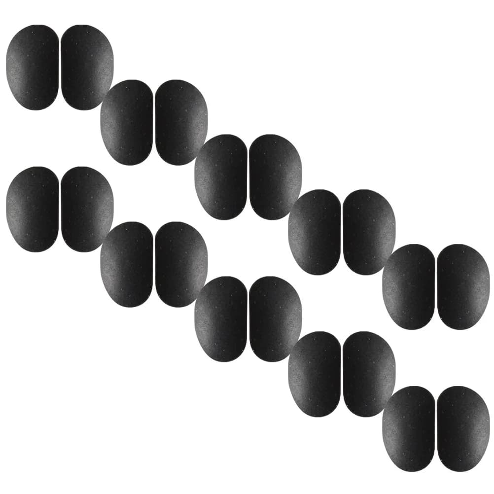 10Pairs Silicone Eyeglass Nose Pads Soft Flexible Nose Bridge Pads for Decorative Sunglasses Plastic Frames No Discomfort No
