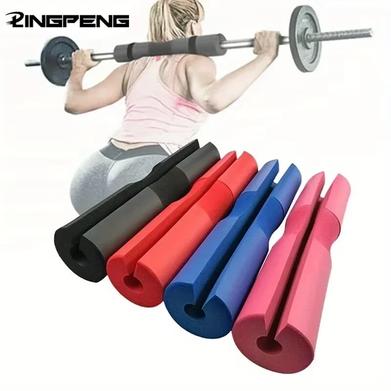 Spalline with barbell thickened anti-slip fitness gym lifting squat weights handlebar support for neck protection pad strength training