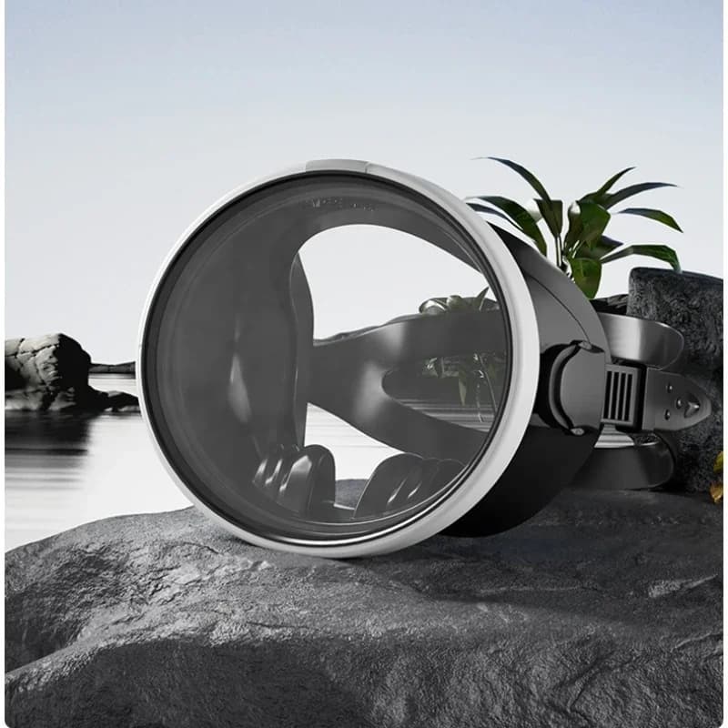 Adult Apnea Mask with Large Montature and Multiple Functions, HD Fishing Glasses, Fashion Equipment for Swimming and Snorkeling