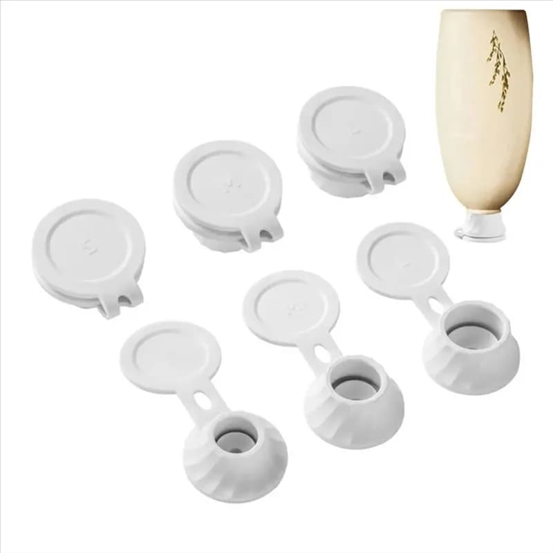 Wholesale Plastic Bottle Cap, 3 Pieces, Inverted and Antigoccia for Shower Gel, Shampoo, Kitchen Appliances, Antigoccia for Glasses