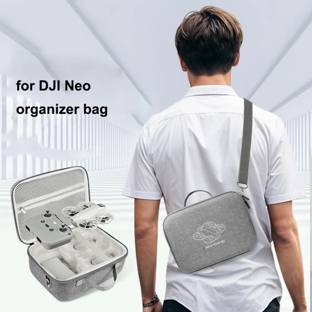 Borsa Impermeabile per DJI Neo Fly More Combo con Telecomando RC-N3, Batteria di Volo Intelligente Neo e Hub di Ricarica