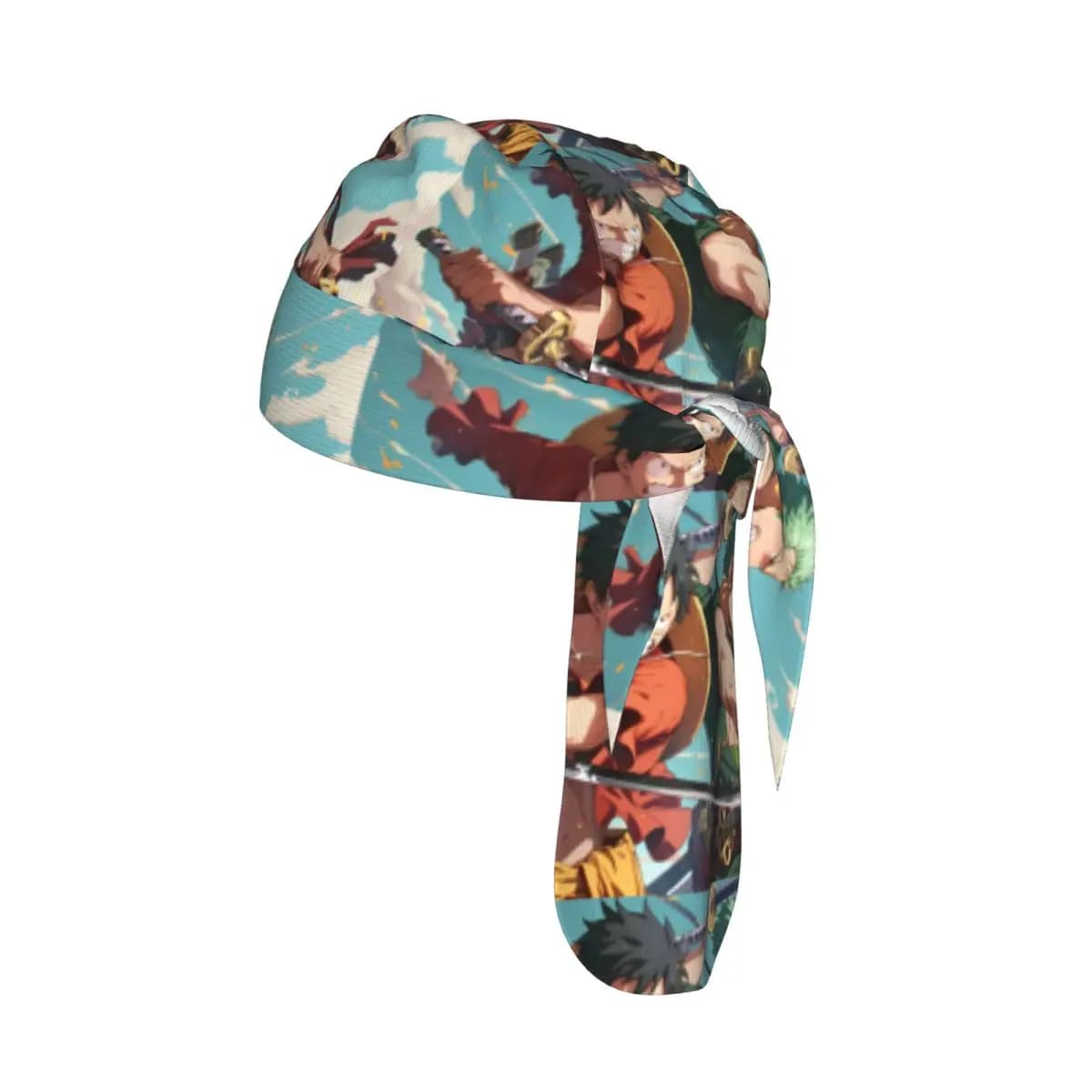 Cappello Bandana Personalizzato Zoro One Piece Anime, Berretto Pirata ad Asciugatura Rapida, Cappello da Ciclismo e Moto