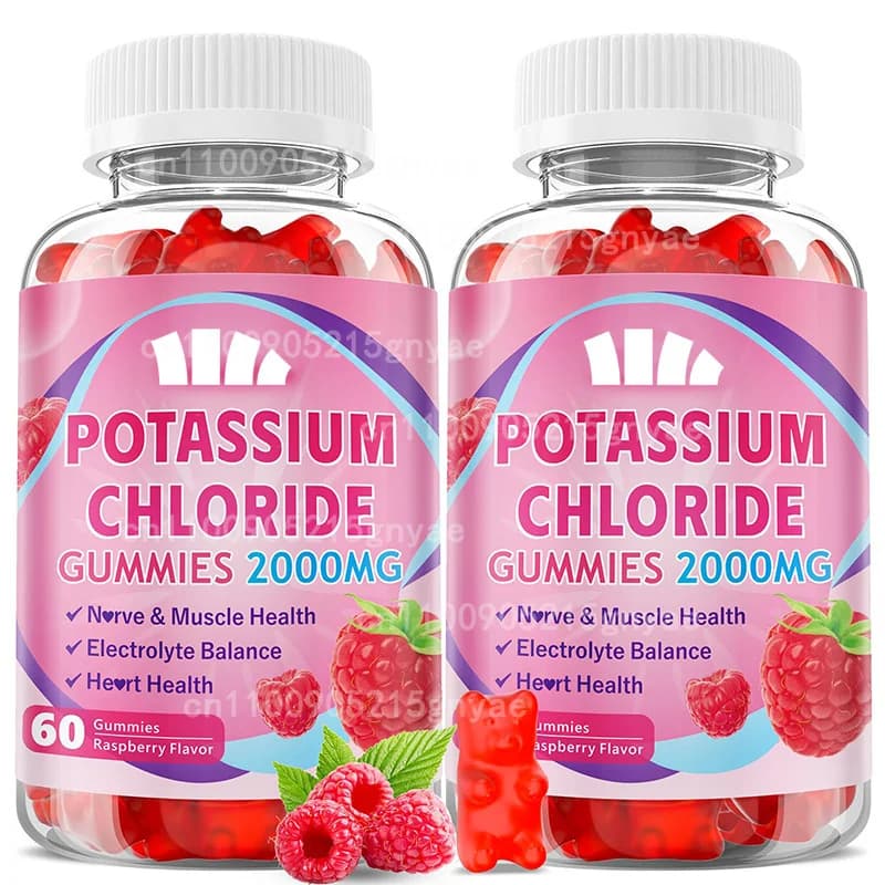 Caramels gommose potassium and magnesium supplements for adults and children support leg spasms and muscle and immune health