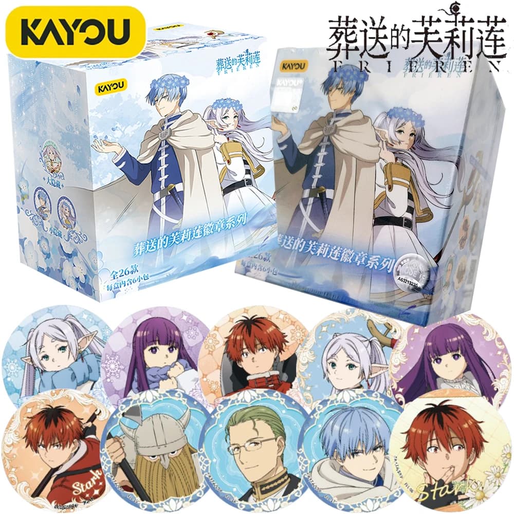 KAYOU Ufficiale Frieren: Oltre la Fine del Viaggio - Badge da Collezione Raro, Giocattoli, Decorazione Squisita per Abbigliamento e Zaino, Spilla, Regalo Divertente