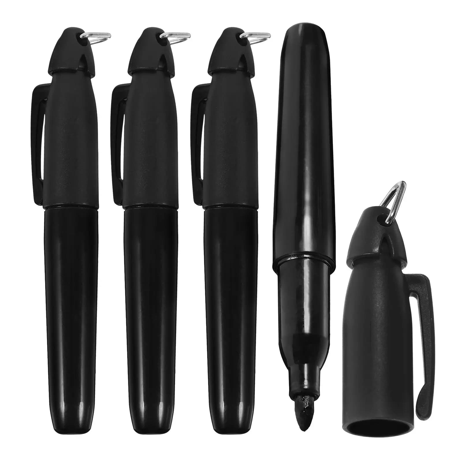4 pennarelli per palline da golf, strumento da disegno portatile in plastica, pennarello leggero per una marcatura accurata delle linee delle palline da golf