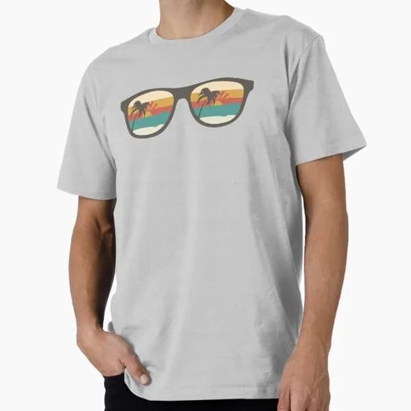 Occhiali da sole estivi da spiaggia Premium Made in USA/AUS T-shirt M-2XL