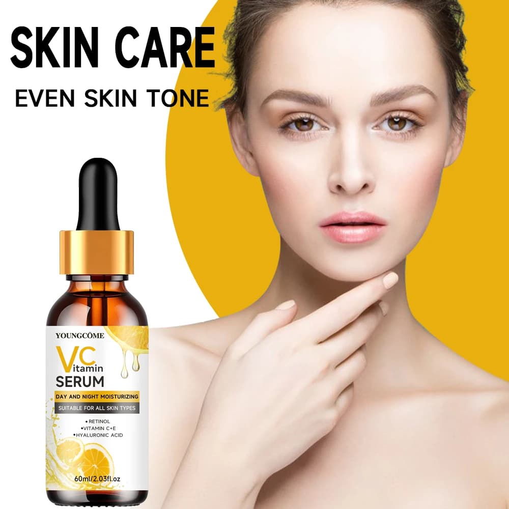 YOUNGCOME Siero face day night vitamin C+E and retinol with hyaluronic acid - All skin types Moisturizing face Essence