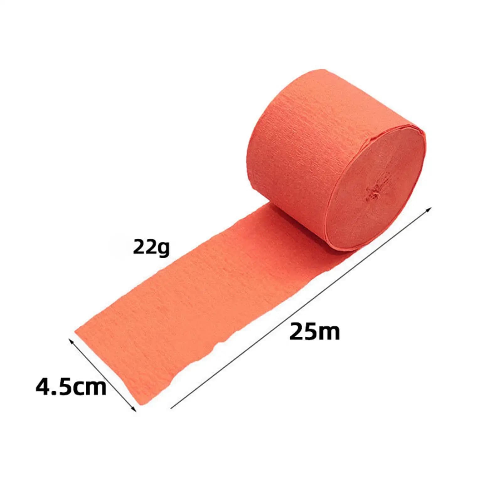 12 Paper Streamers DIY Decoration 4.5Cmx25 Hanging Supplies for Party Wedding Curtain Background Birthday