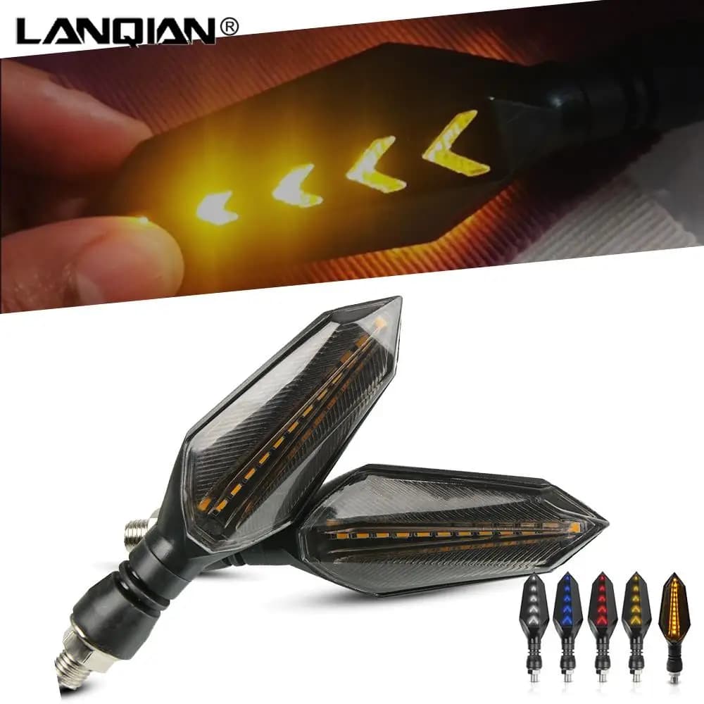 Per KAWASAKI Z750 Z800 Z900 Z900RS Z750R/750S Indicatori di direzione Segnali LED universali Freccia Lampeggiante Indicatore luminoso Accessori