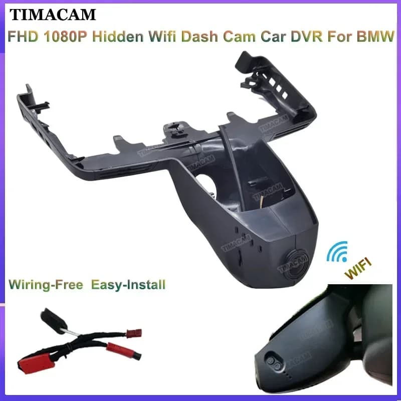 TIMACAM Plug and Play HD 1080P Wifi DVR per auto per BMW X3 G01 X5 G05 X7 G07 G21 G20 2018 2019 2020 2021 2022 2023 2024 Dash Cam