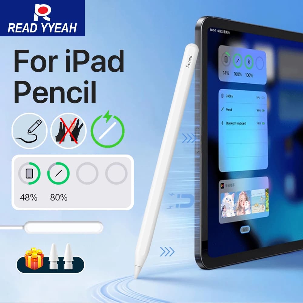 Nuovo 2025 Per Apple Matita 2 Ricarica Wireless Per iPad Air 4 5 Pro 11 12.9 Mini 6 Accessori iPad Pen Palm Rejection Stylus Pen