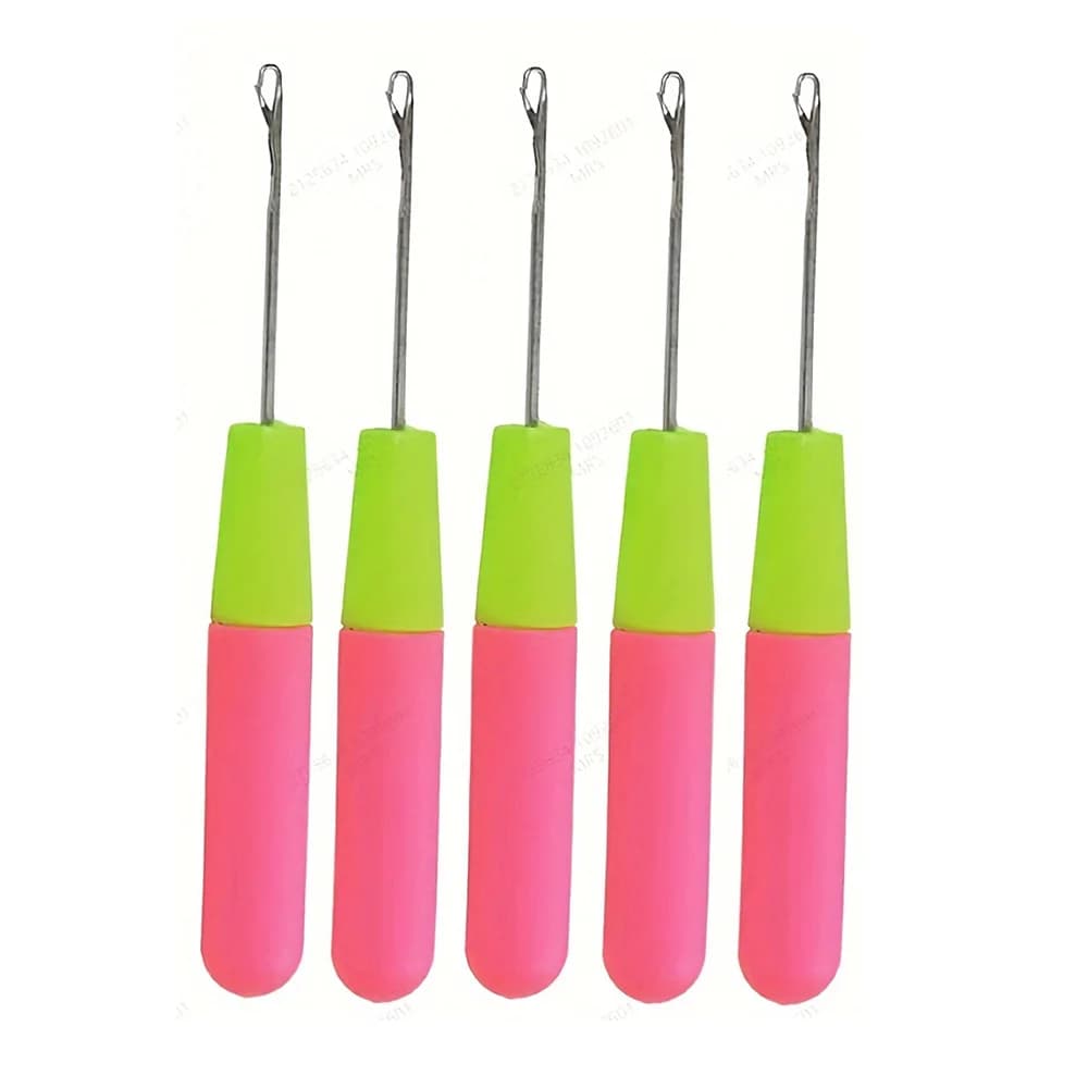 Ago per uncinetto in plastica per tessitura dei capelli Ago per uncinetto per maglieria Dreadlock per uncinetto per tessitura dei capelli