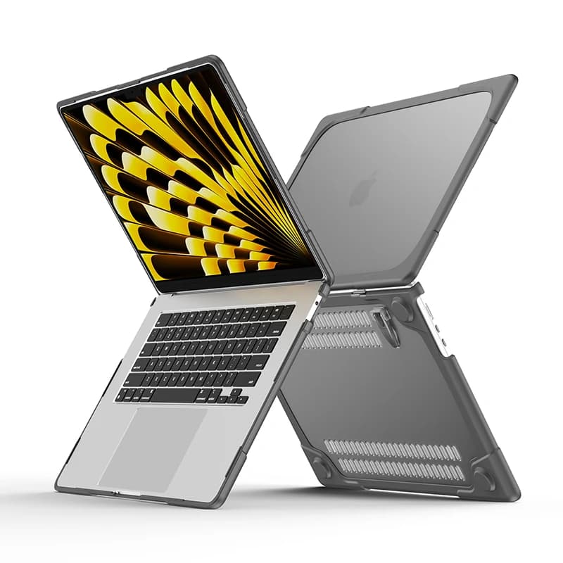 Custodia per Apple MacBook Air 15 pollici M2 2023 A2941 M3 2024 A3114 Custodia per laptop Supporto per supporto Custodia protettiva antigraffio per notebook