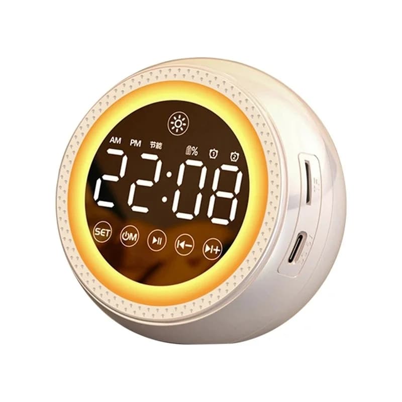 Altoparlante Bluetooth 2025 Tech AI con schermo Orologio Meteo Altoparlante intelligente AI Lavoro a casa Studio per Xiaomi Huawei Iphone Chat vocale