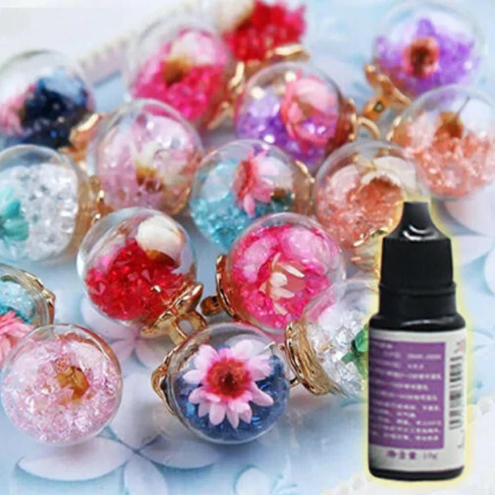 Pigmento Liquido in Resina Cristallina 25G per Polimerizzazione UV, per Creazioni in Resina Epossidica, Gioielli, Nail Art, Argilla Polimerica, Scrapbooking, Decorazioni per Telefoni