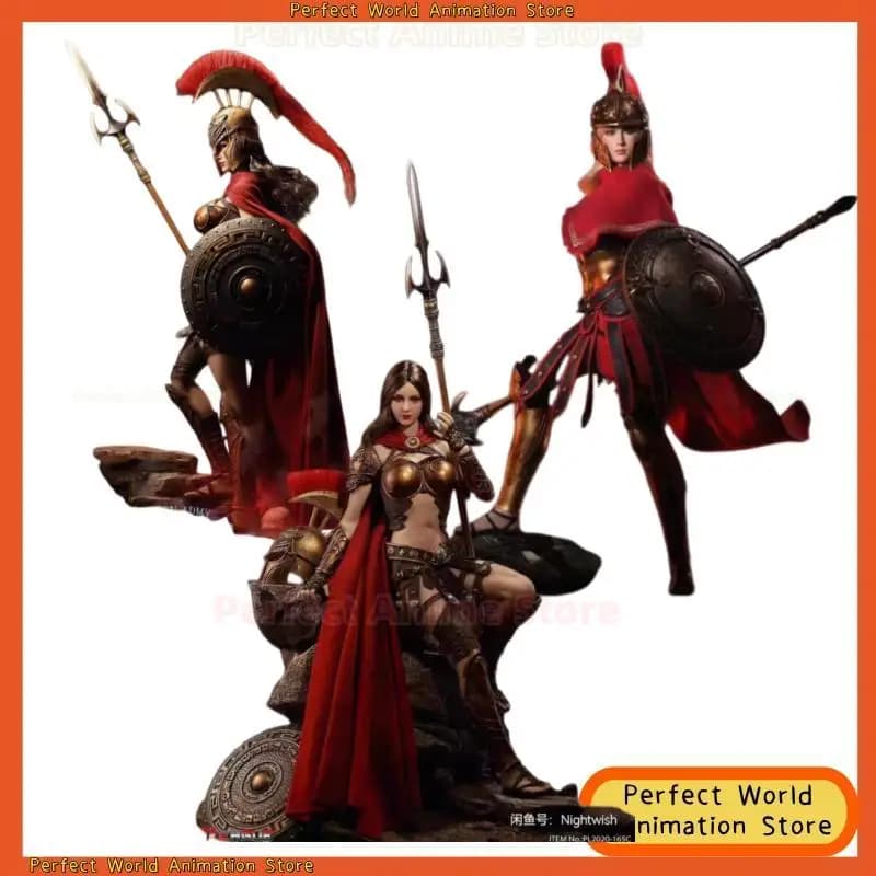 Modello di action figure da 12 pollici di una guerriera spartana in scala 1/6, disponibile in magazzino.