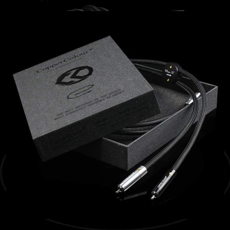 High fidelity silver alloy conductor for FULLY balanced signal cable CopperColour CC Whisper SE