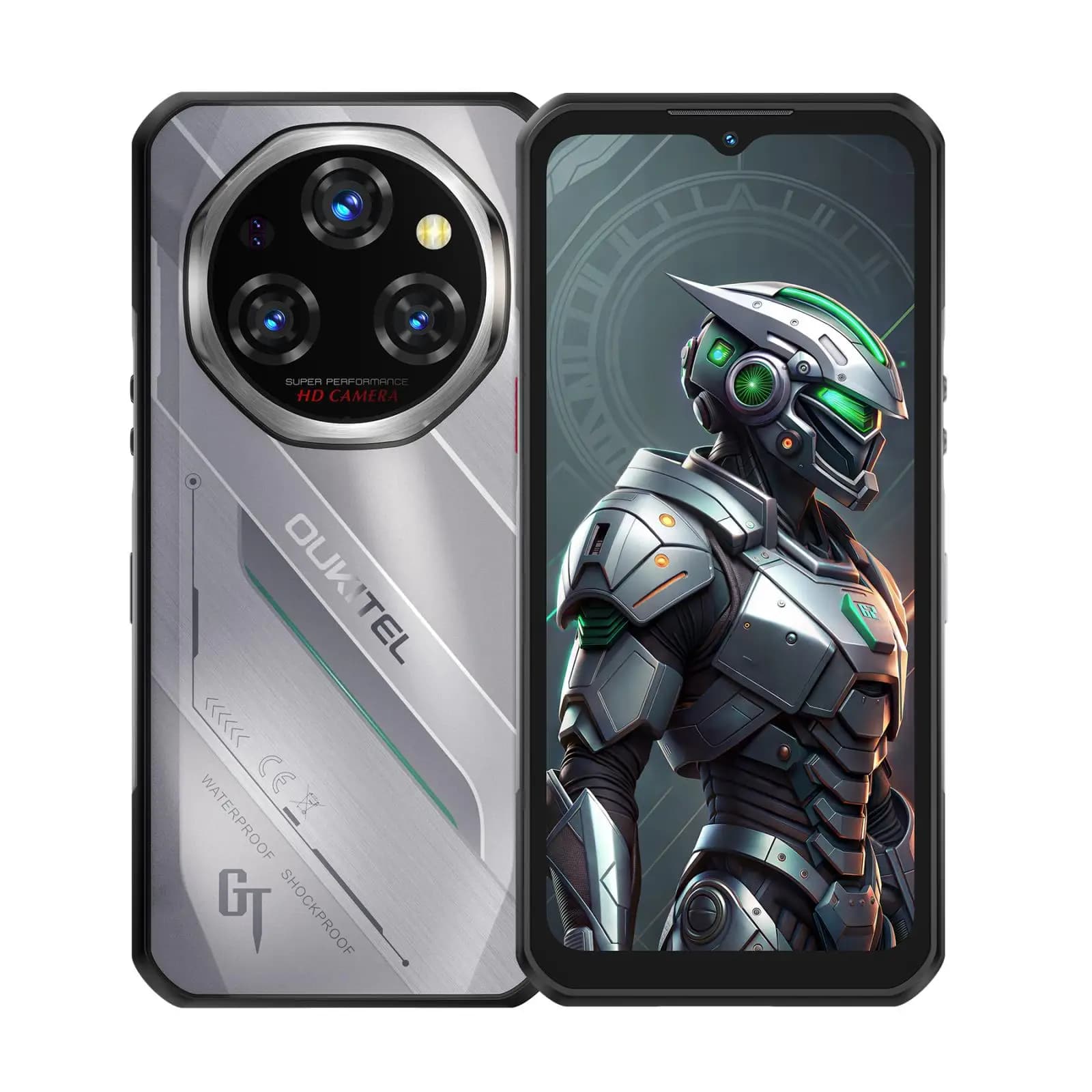 Oukitel WP62 Smartphone robusto 5G Fotocamera 108MP 11000mAh 33W 8GB+256GB Display FHD+ IPS da 6,6 pollici 120Hz Android 15 NFC