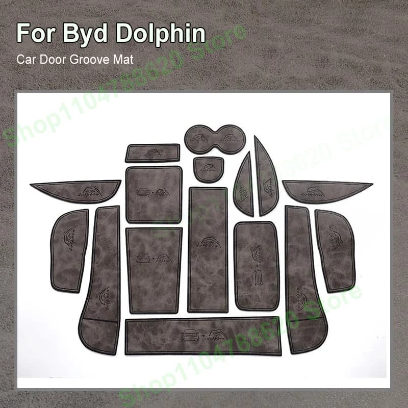 Suitable for BYD Dolphin Car Door Slot Cap for Leather Car Door Anti-slip Mat for Water Cup Interior Accessories
