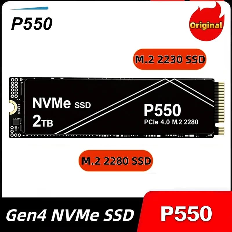 High Speed 1TB 2TB PCIe Gen4 NVMe M 2 SSD 7300MB s Gaming Drive For PS5 Laptop Desktop PC OEM Original