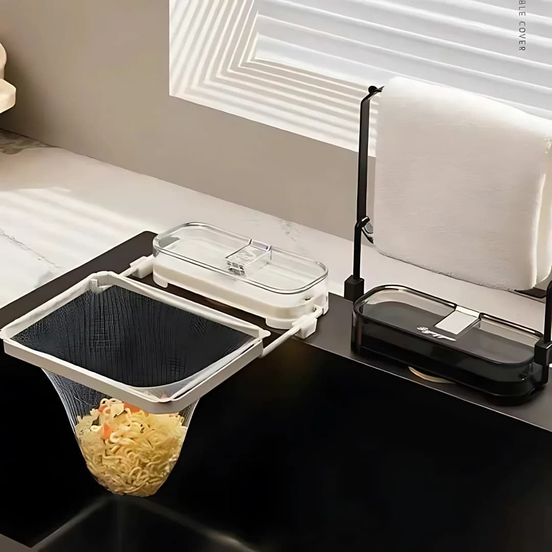 Suspended mesh filter bag Multi-purpose triangle Drainage basket Exhaust basket Filter kitchen sink Avanzi Zuppa Food cutters