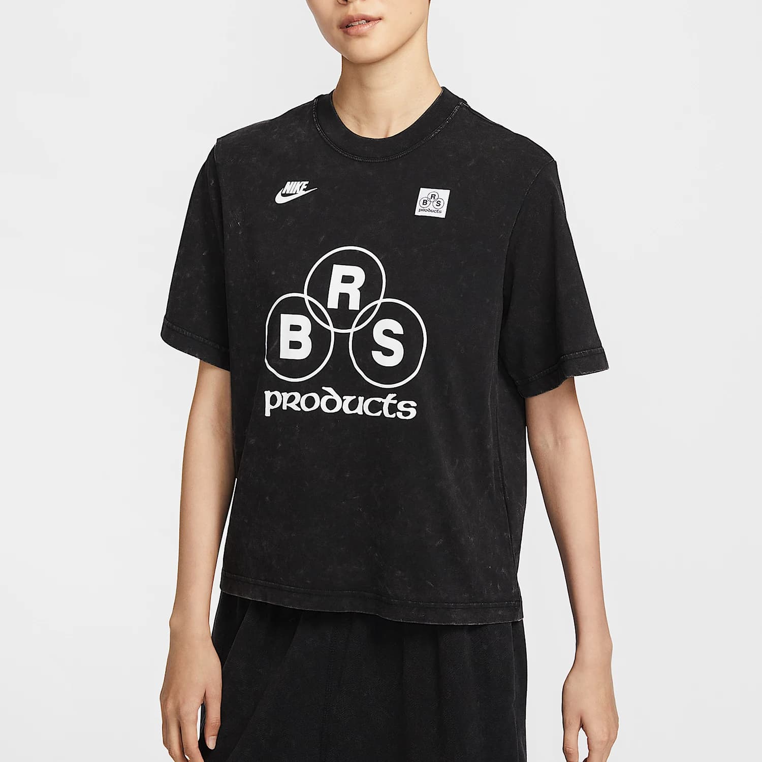 Nike Authentic Sportswear Women's Round Neck Loose Daily T-Shirt IF0623-010