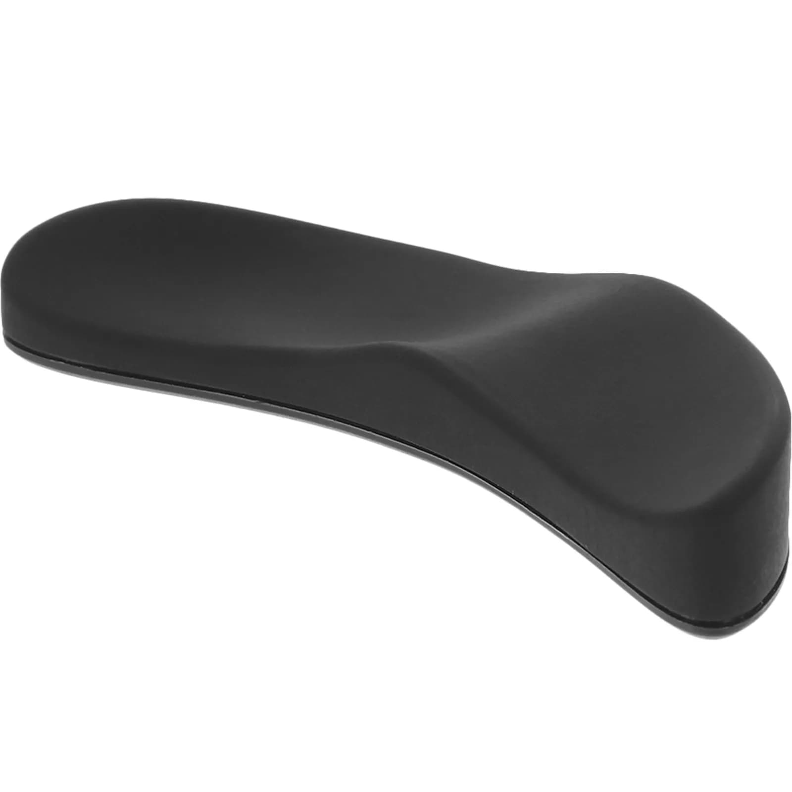 Poggiapolsi Ergonomico in Silicone Nero per Mano Destra, Antiscivolo, per Mouse, Previene la Tensione delle Mani, per Computer e Ufficio