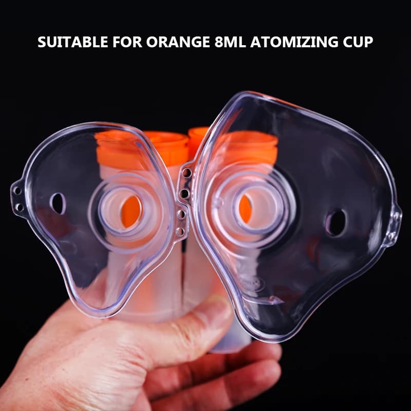 Accessori per attrezzature per maschera nebulizzatore portatile Set di inalatori Maschera per inalazione per bambini Maschera per inalatore per adulti Compressore domestico