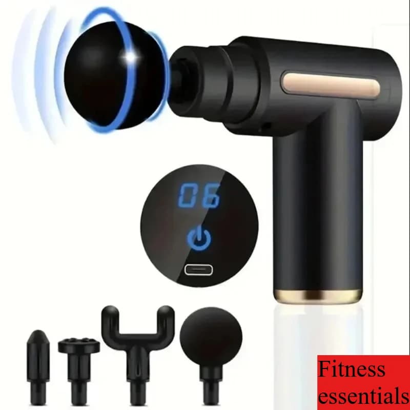 Massaggiatore Portatile a Percussione per Tessuti Profondi, Strumento Manuale per il Sollievo Muscolare, Perfetto per Alleviare il Dolore a Schiena, Collo, Spalle e Gambe, Uso Domestico