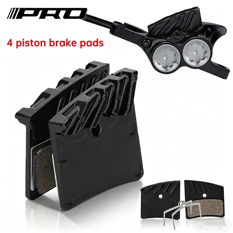 Pastiglie freno a 4 pistoncini IIIPRO per Shimano M755 M756 Hope M4, pastiglie freno per bicicletta a 4 pistoncini in ceramica e base in rame, freni a disco idraulici