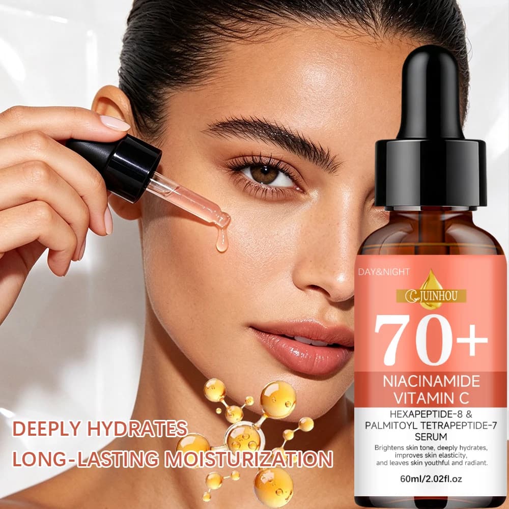 JUINHOU Nicotinamide Vitamin C Serum Brightening Firming Anti‑Dullness Facial Essence Hydrating Skin Care For Men & Women