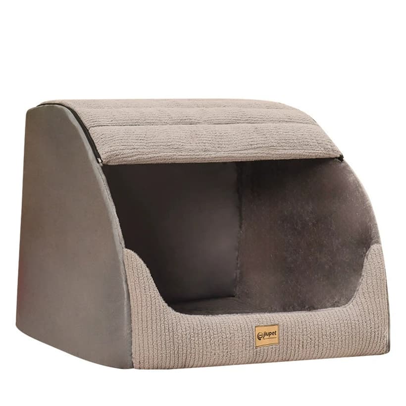 Soft Cozy Pet Sleeping Bed for Dogs And Cats with Removable Hole Warm Cat Kennel Non-Slip Mat Winter Dog House for Kitten Puppy