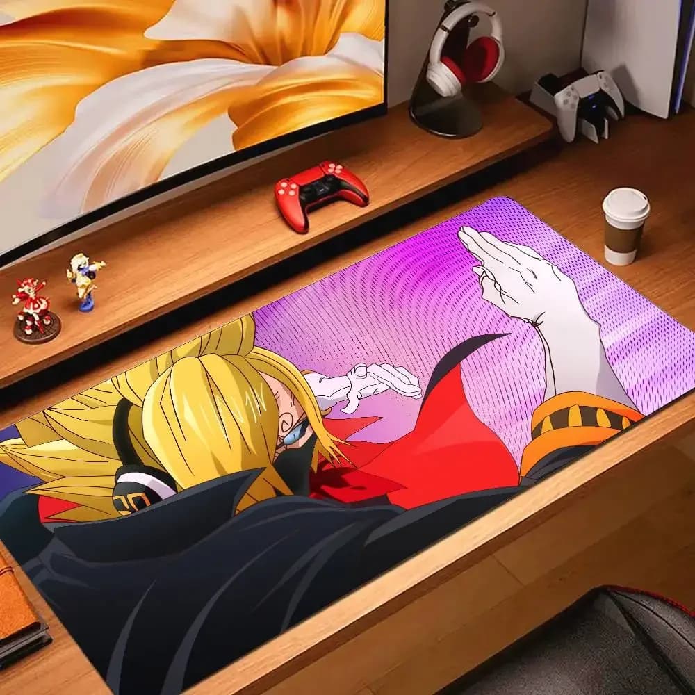 One Piece Devil Fruit Powers Gaming Mouse Pad Large Rubber Keyboard Desk Mat With 2MM Stitched Edge Design
