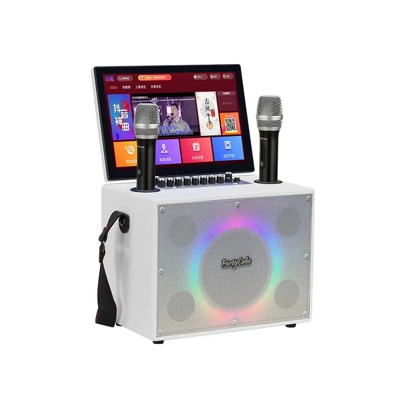 Macchina karaoke professionale con display intelligente 2025 con sistema di altoparlanti touch screen per home theater