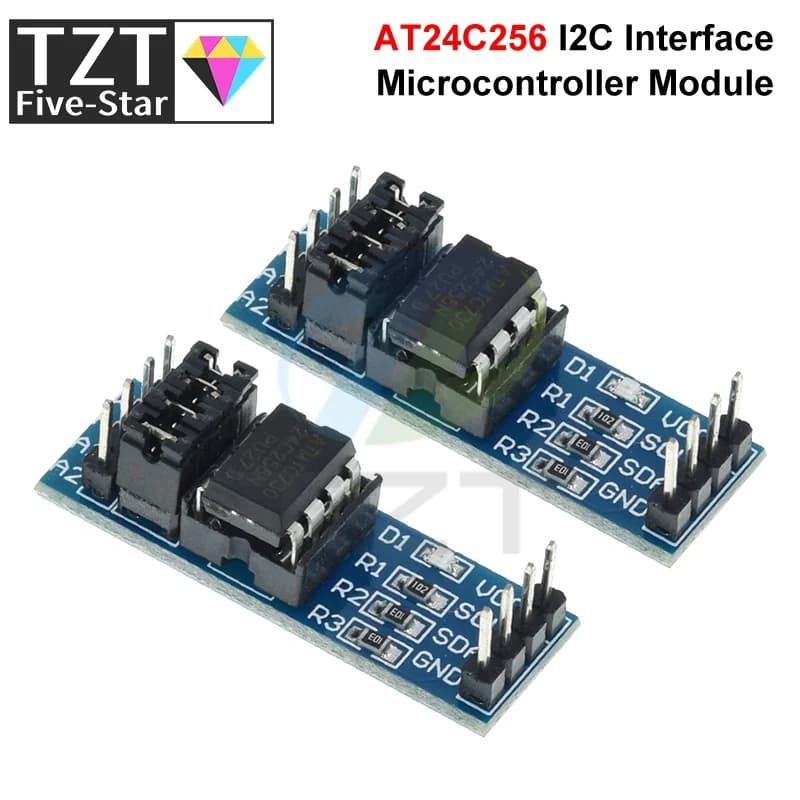 GREATZT Nuovo modulo di memoria EEPROM con interfaccia I2C AT24C256 24C256 per arduino