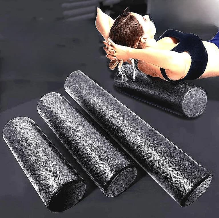 Foam rollers for yoga, high hardness, for deep muscle relaxation, fitness recovery, workout, 90 cm exercise equipment