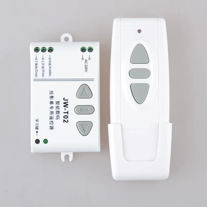 Schermo di proiezione Telecomando wireless e controller di ricezione JW-T02 315MH o 433MHZ Nuovo Alishow