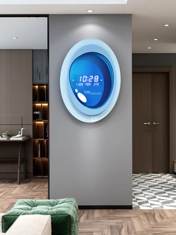 Perpetual Calendar 2022 new electronic watch hanging wall living room simple wall clock creative modern home fashion watch