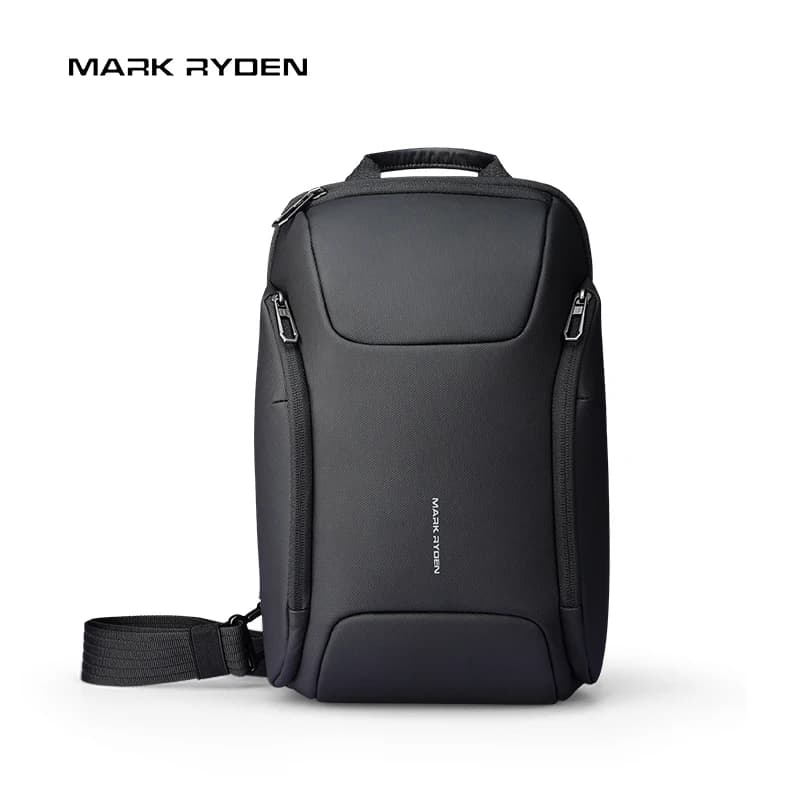 MARK RYDEN Borsa a tracolla multitasche da uomo in tessuto Oxford con tasca per tablet per uso quotidiano