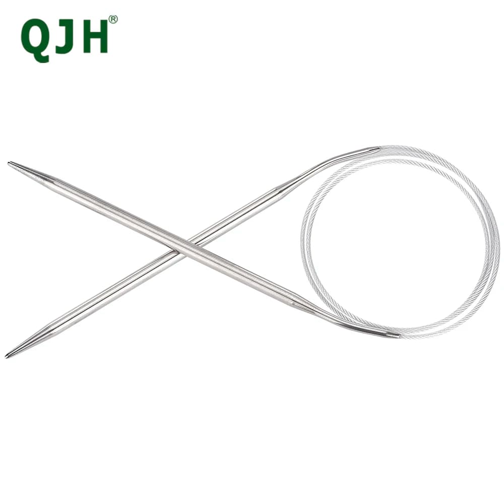 Ago e righello per maglieria circolare fissi ergonomici in uno 1.8-5mm, 80 cm/31.4 "adatto ai principianti per un regalo speciale avanzato