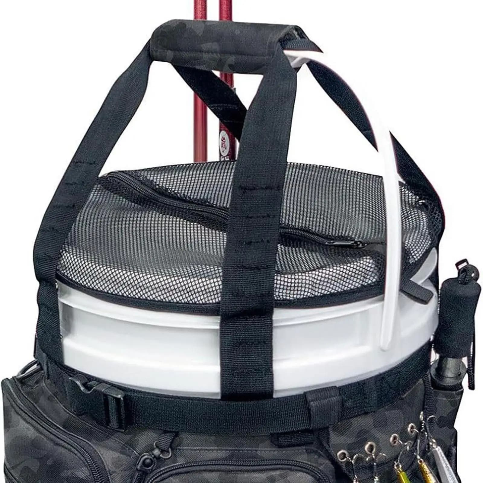 Professional Fishing Bucket Organizer, Multipurpose Fishing Equipment Box, 5 Gallon Bucket Waterproof, Durable