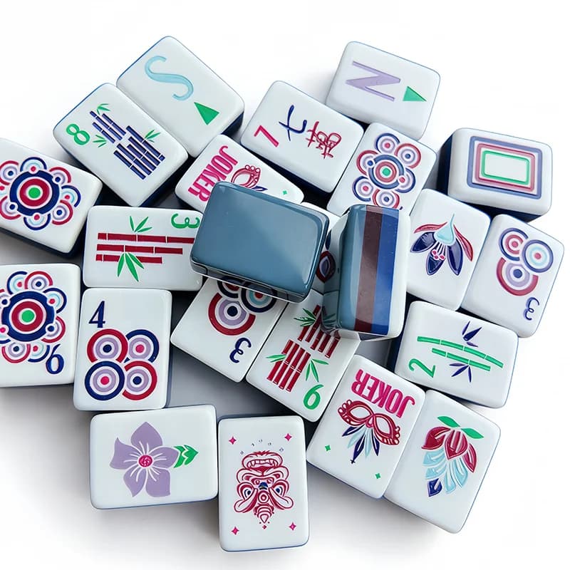High-End Precision-Cut Entertainment Mahjong Tiles Set Sports Recreation Outdoor Gear Gift In-Stock American Mahjong Tiles